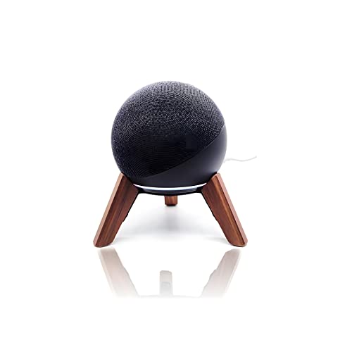 Counlisha Real Wood Stand for Echo Dots(4th Gen)(5th Gen),Tripod Accessories Protect Smart...