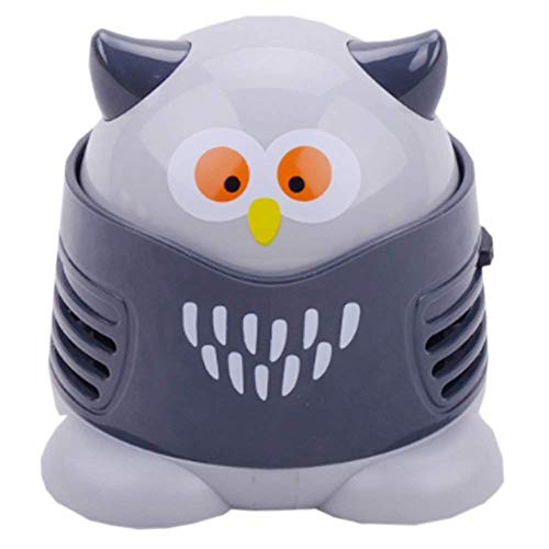 Portable Cartoon Mini Owl Table Dust Vacuum Cleaner Table Cleaning Assistance Keyboard...