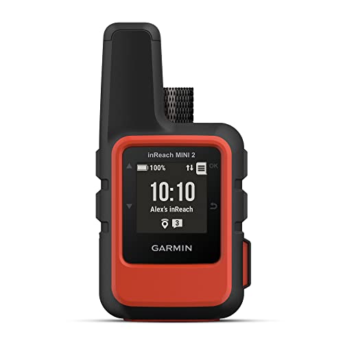 Garmin inReach Mini 2, Lightweight and Compact Satellite Communicator, Hiking Handheld,...